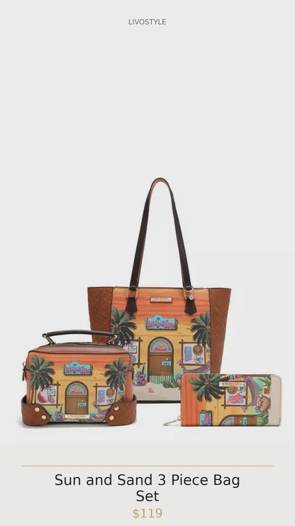 Sun and Sand 3 Piece Bag Set