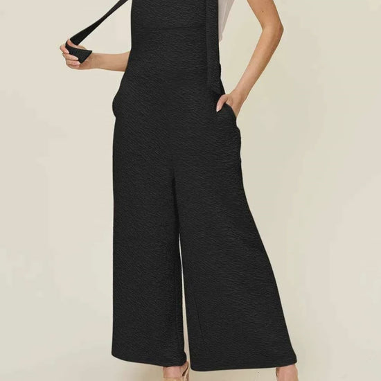Sleeveless Wide Leg Jumpsuit