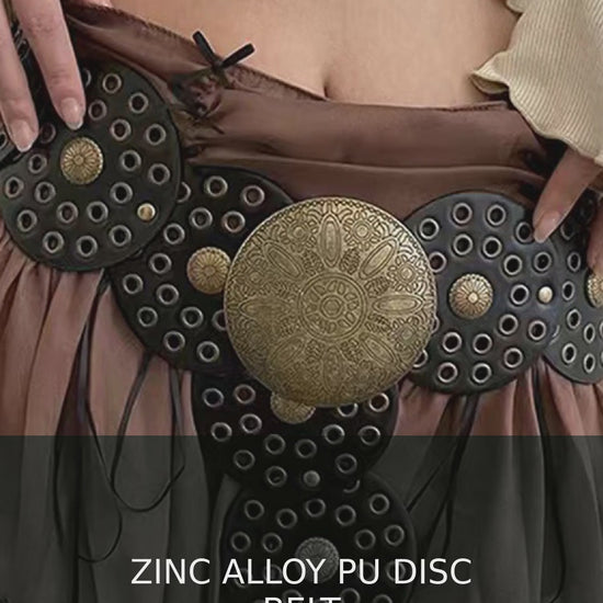 Zinc Alloy PU Disc Belt – video