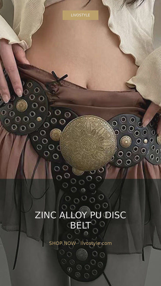 Zinc Alloy PU Disc Belt – video