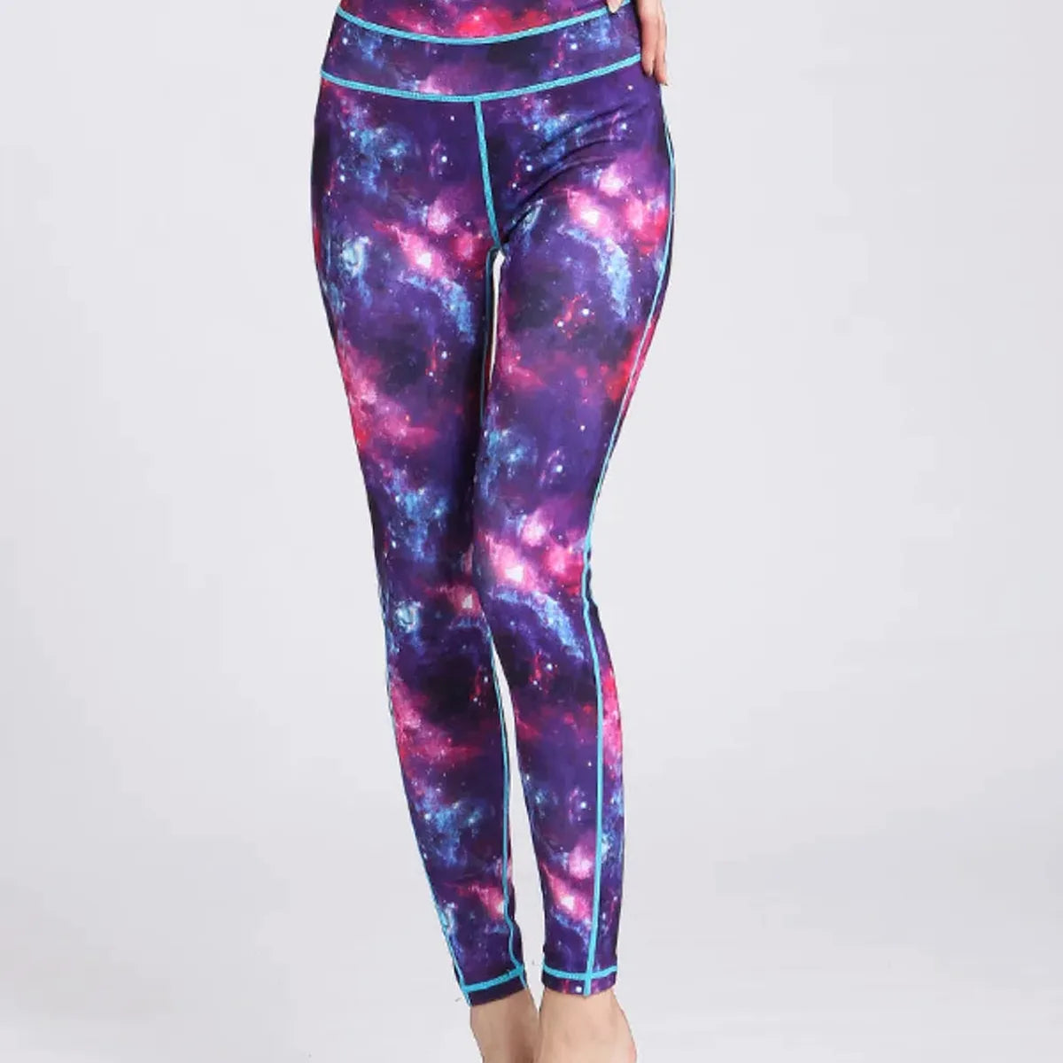 Printed Active High Waist Leggings — square view — Livostyle