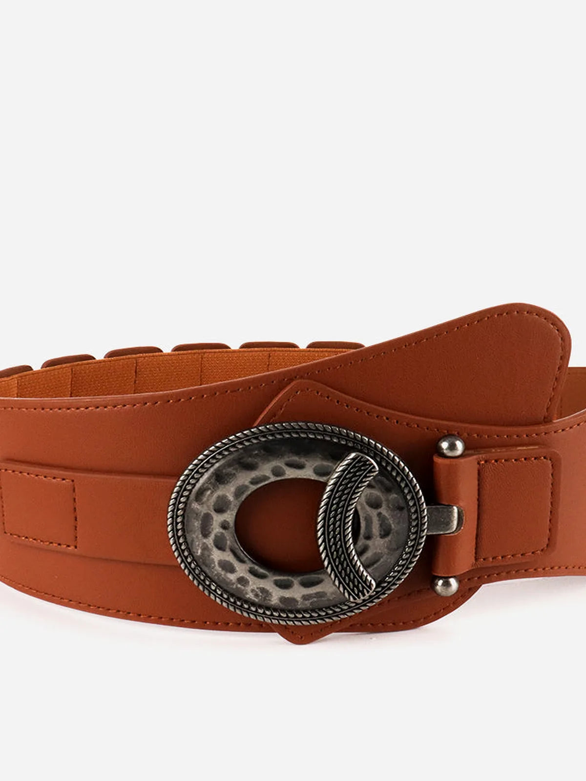Retro Elastic Wide Belt — detail view — Livostyle