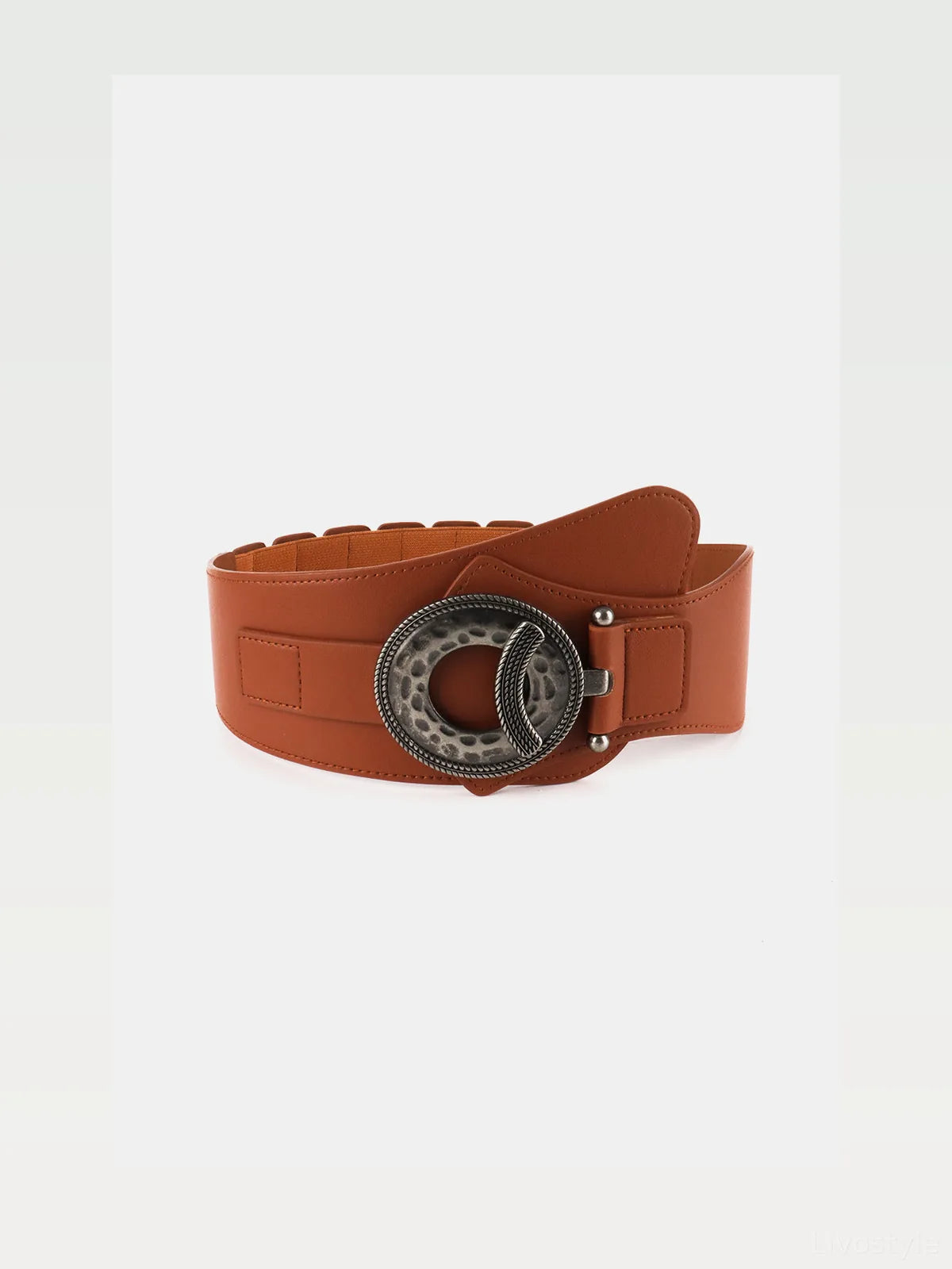 Retro Elastic Wide Belt — styled showcase — Livostyle
