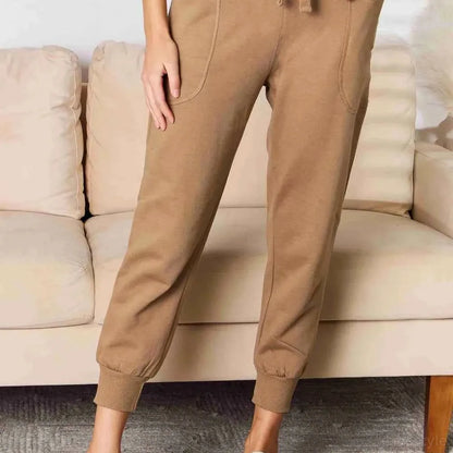 High Rise Relaxed Joggers — square view — Livostyle