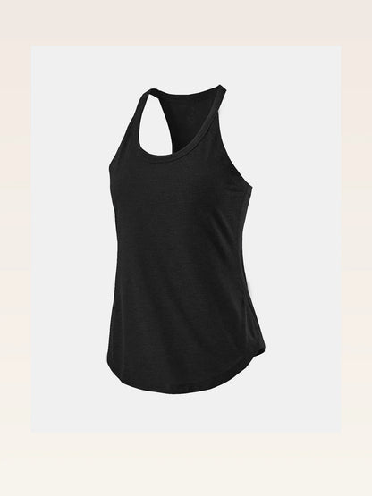 Core Palette Scoop Neck Active Tank — styled showcase — Livostyle