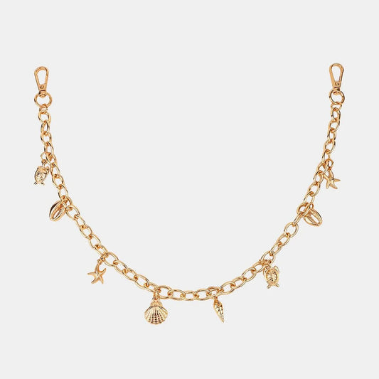 Sea Element Charm Iron Chain Belt — square view — Livostyle