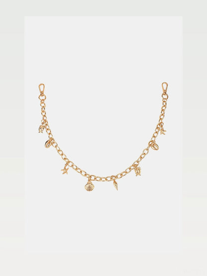 Sea Element Charm Iron Chain Belt — styled showcase — Livostyle