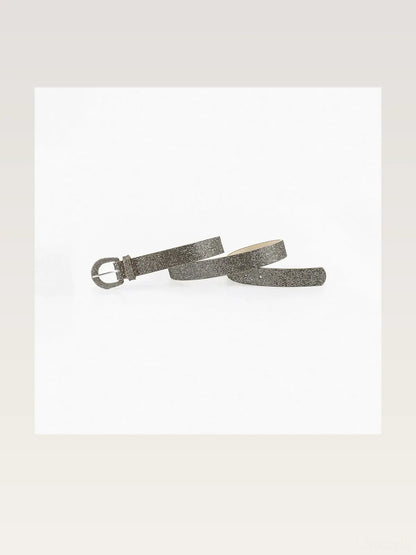 Sequin PU Leather Belt — styled showcase — Livostyle