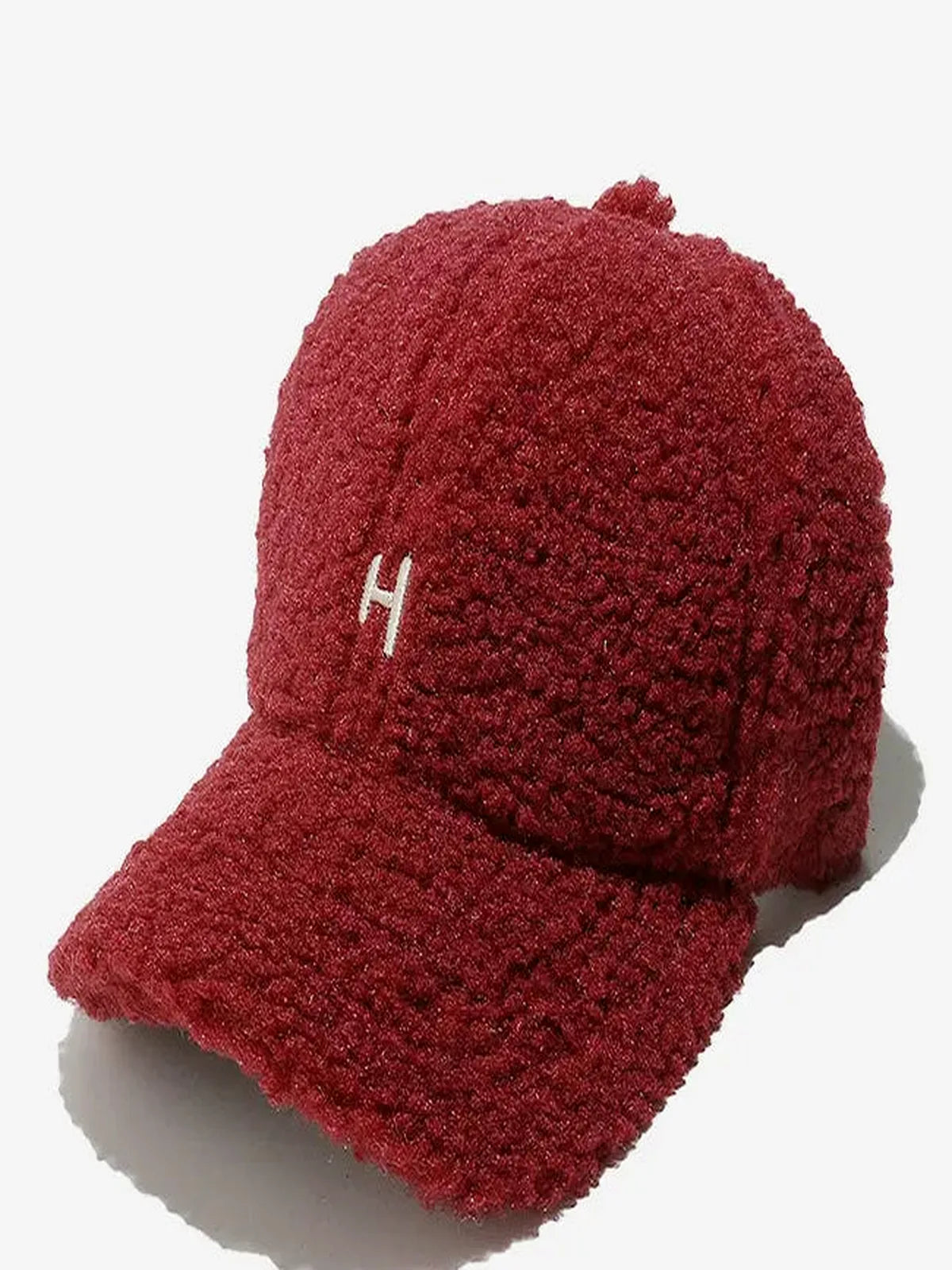 Sherpa Letter H Embroidered Cap — detail view — Livostyle