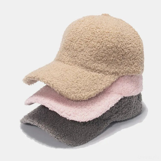 Sherpa Solid Color Baseball Cap — square view — Livostyle