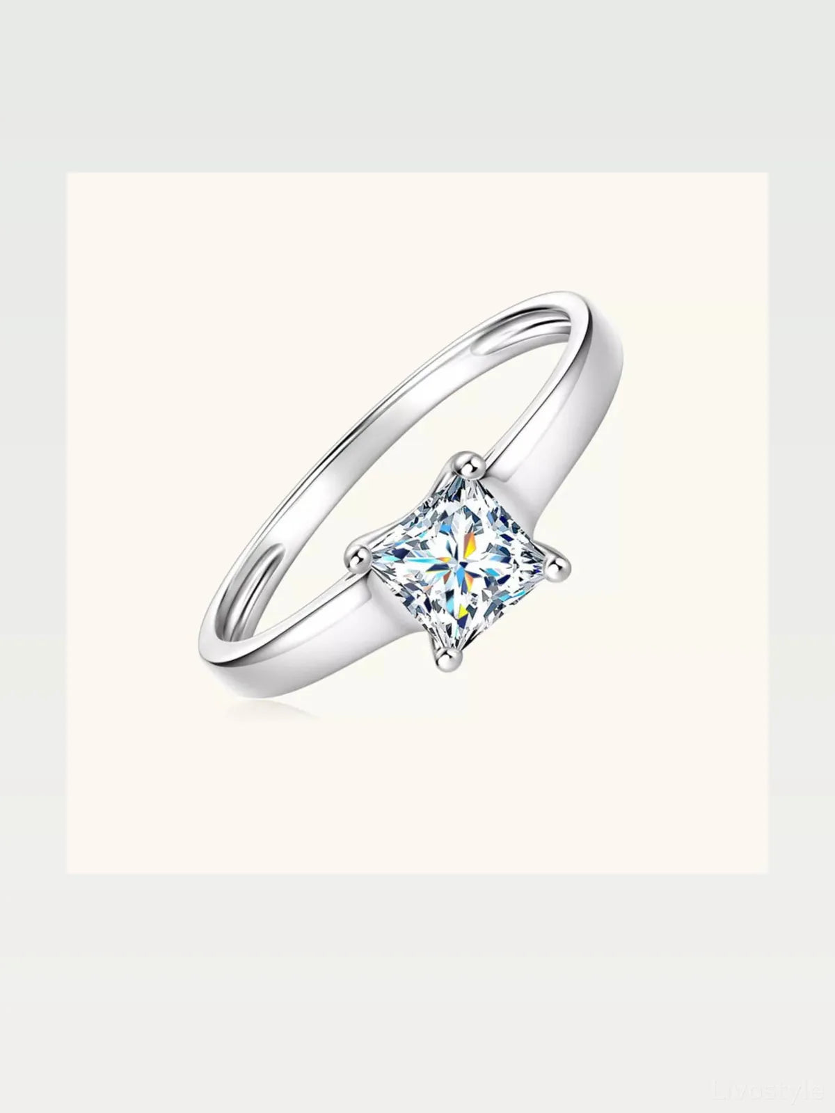 Silver-Plated Minimalist Ring — styled showcase — Livostyle