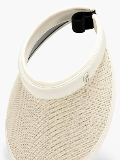 Solid Adjustable Weave Visor — detail view — Livostyle