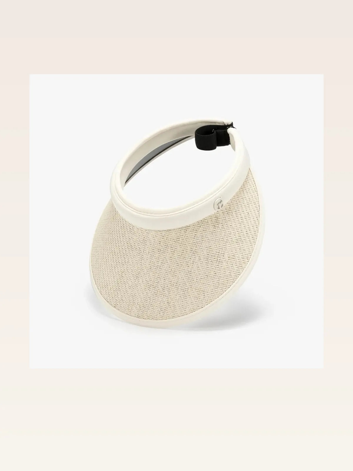 Solid Adjustable Weave Visor — styled showcase — Livostyle