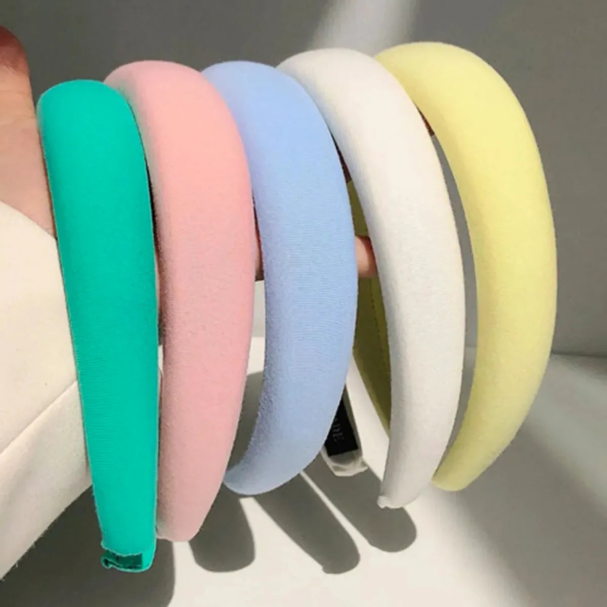 Solid Polyester Wide Headband — square view — Livostyle
