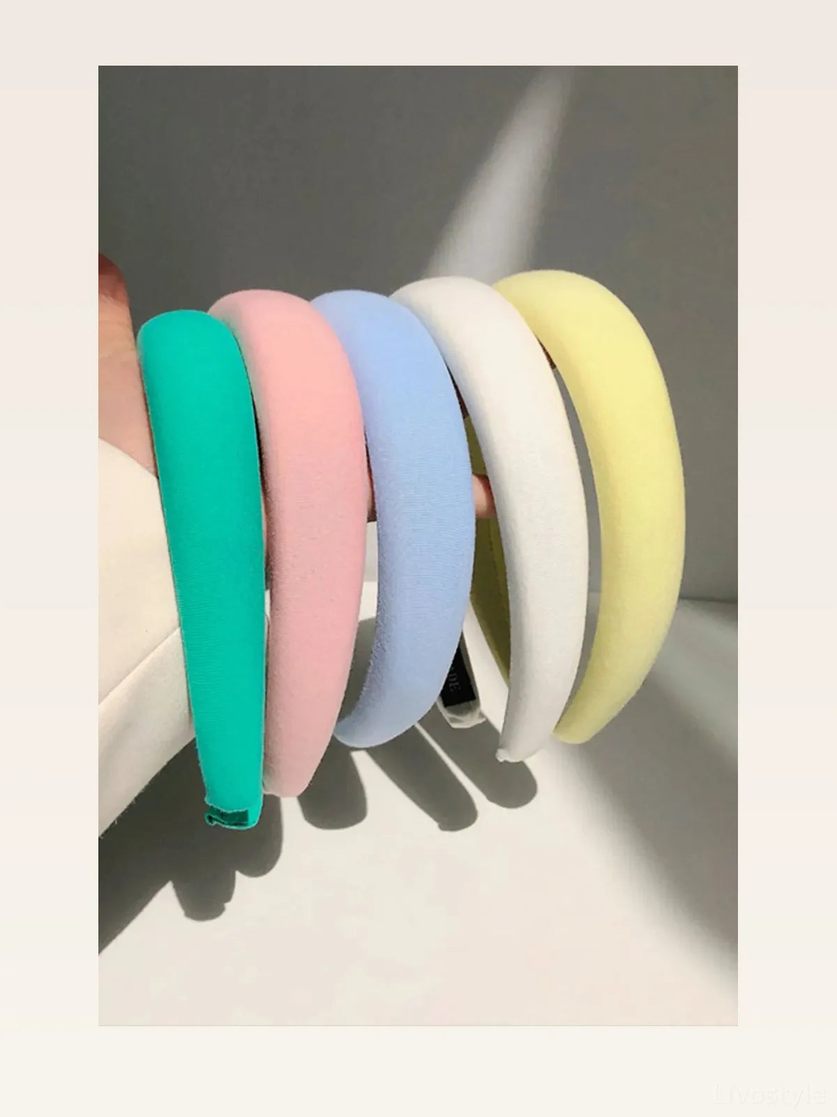 Solid Polyester Wide Headband — styled showcase — Livostyle