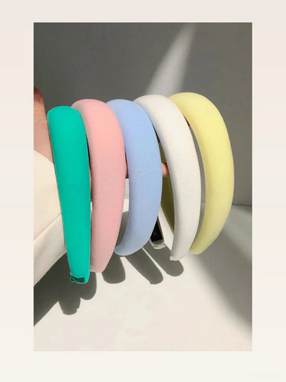 Solid Polyester Wide Headband — styled showcase — Livostyle