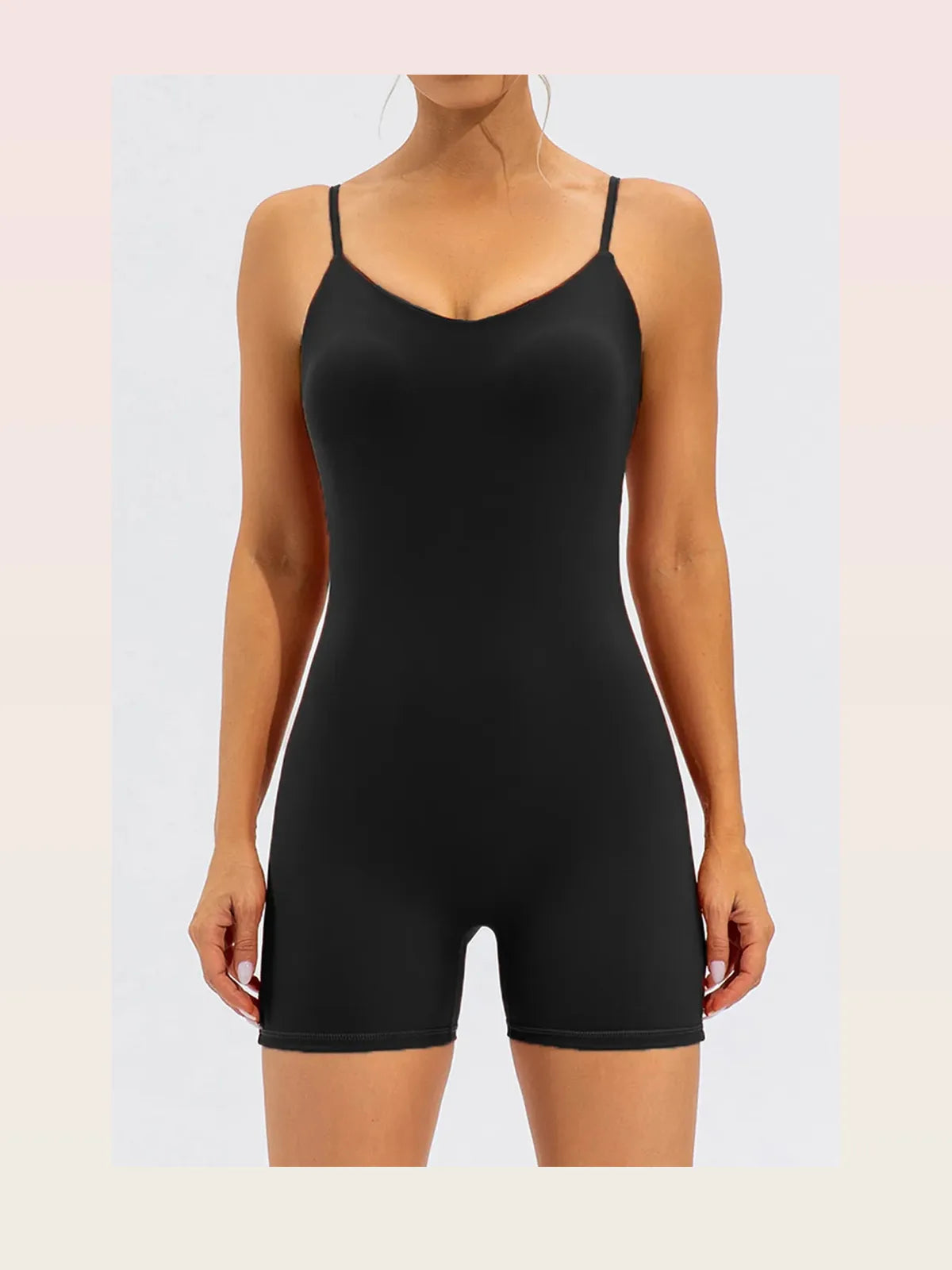 Spaghetti Strap Round Neck Romper — styled showcase — Livostyle