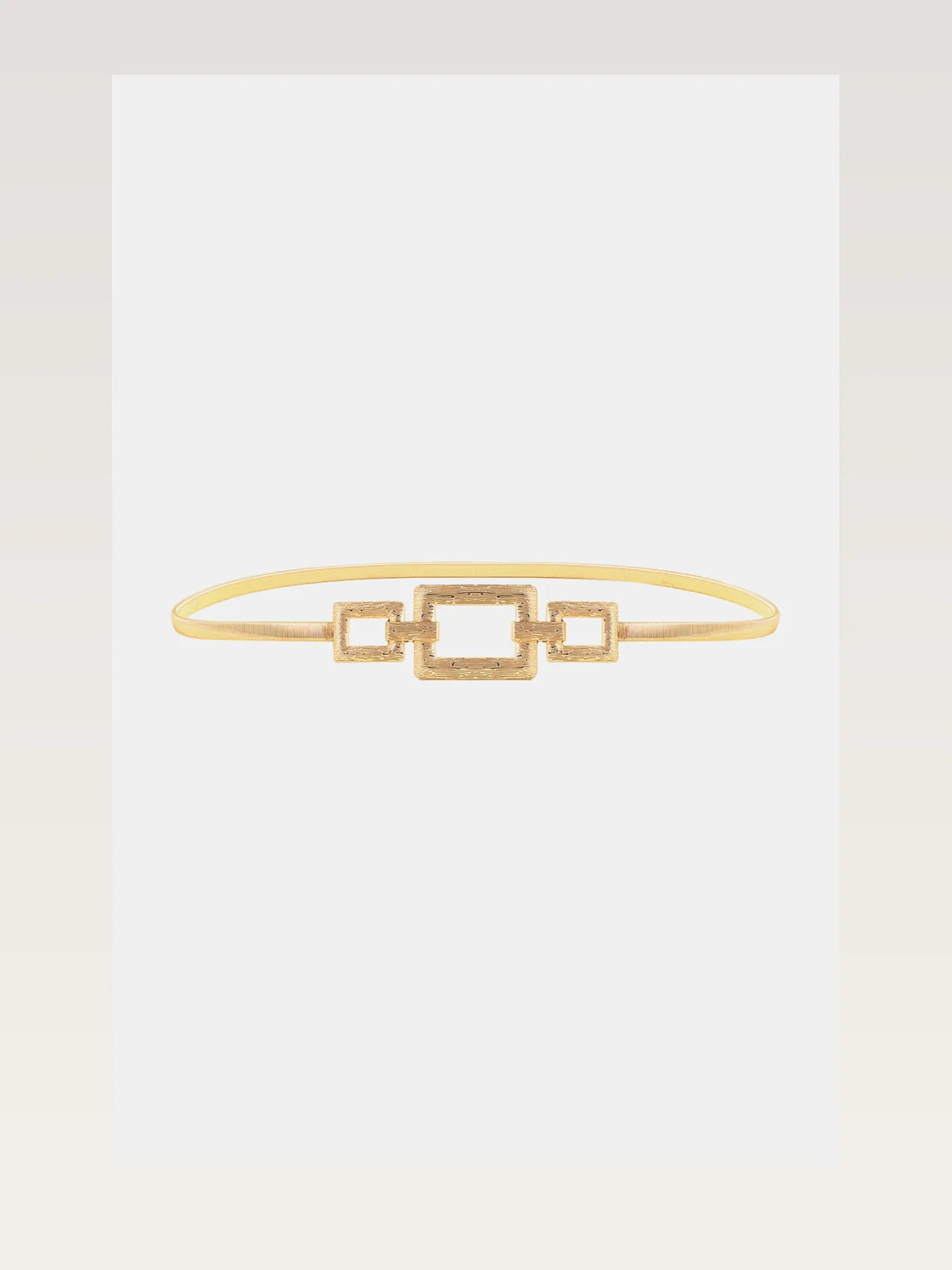 Square Shape Zinc Alloy Buckle Iron Belt — styled showcase — Livostyle