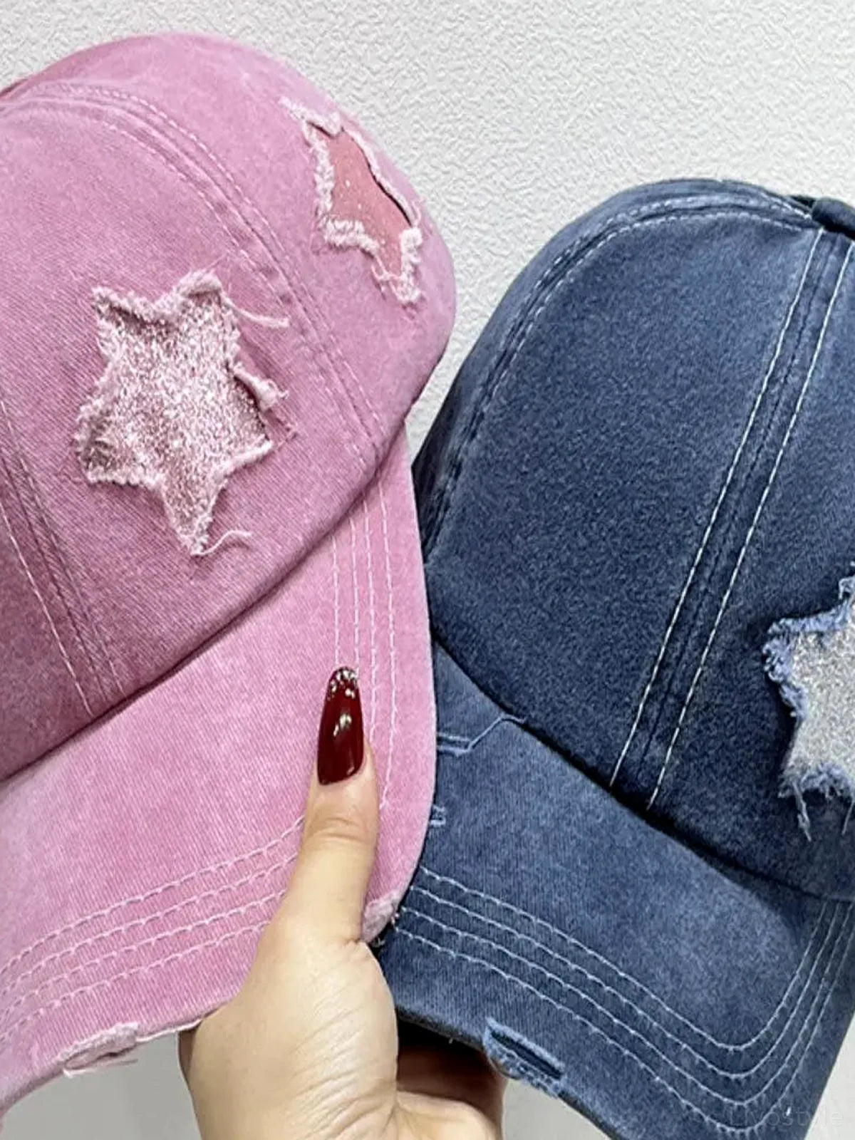Star Adjustable Baseball Cap — detail view — Livostyle
