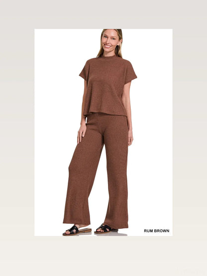 Sweater Boxy Top & Long Pants Set — styled showcase — Livostyle