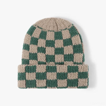 Thermal Checkered Hat — square view — Livostyle