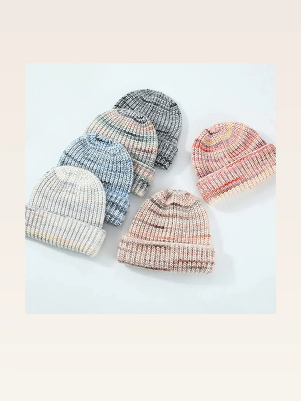 Thermal Contrast Knit Hat — styled showcase — Livostyle