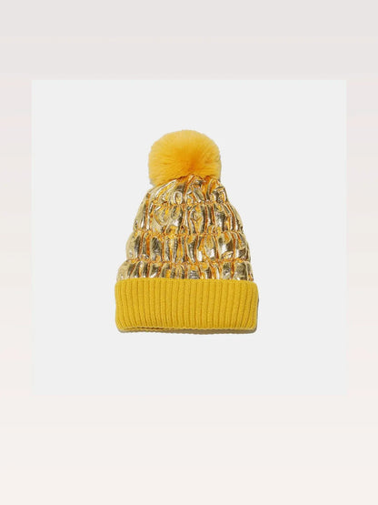 Thermal Knit Hat with Pompom — styled showcase — Livostyle