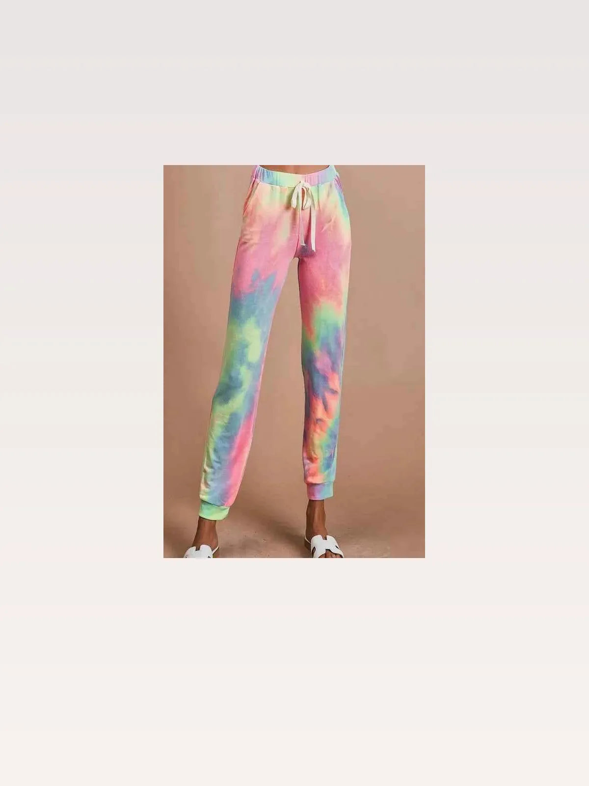 Tie Dye French Terry Casual Pants — styled showcase — Livostyle