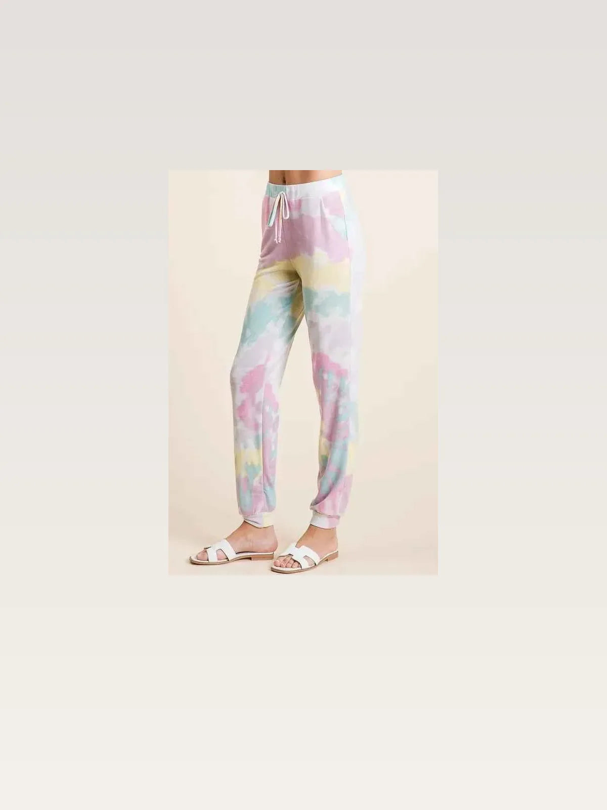 Tie Dye French Terry Casual Pants — styled showcase — Livostyle