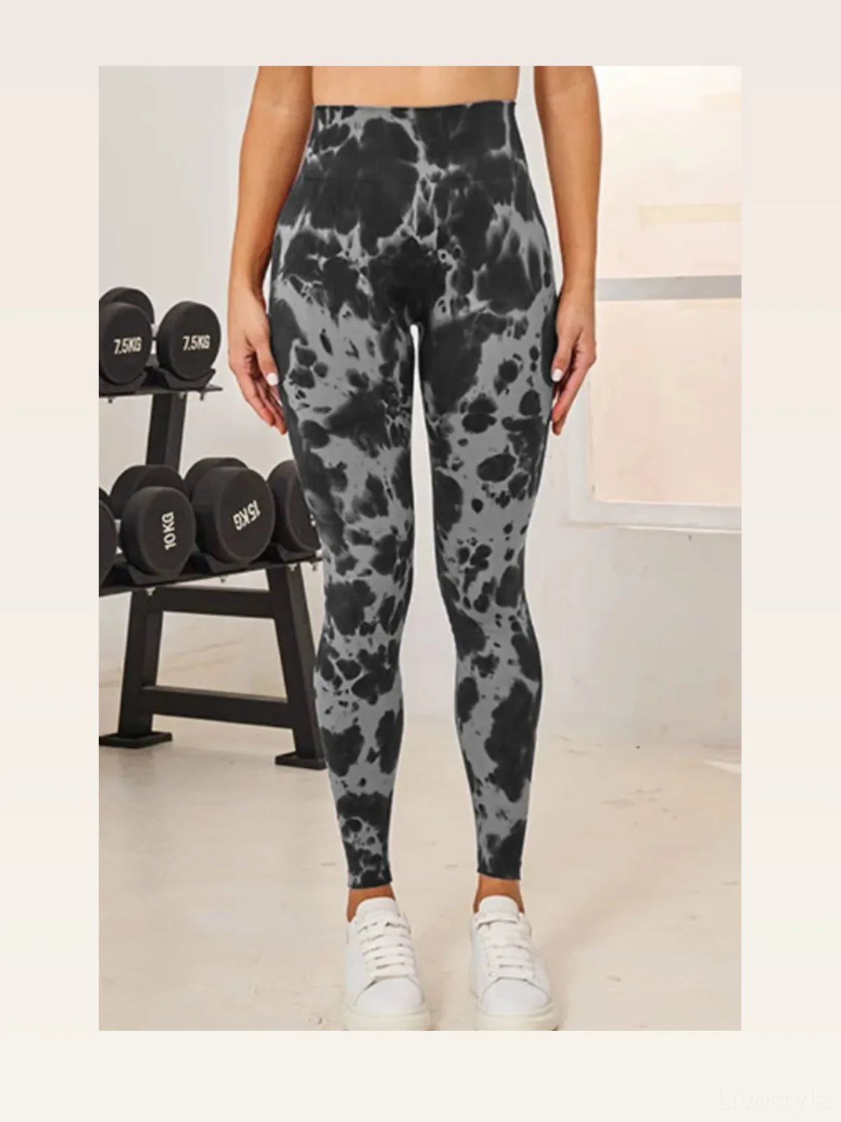 Tie-Dye High Waist Active Leggings — styled showcase — Livostyle