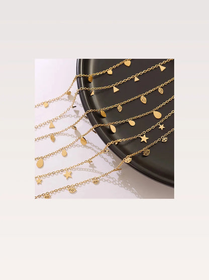Titanium Steel Charm Necklace — styled showcase — Livostyle