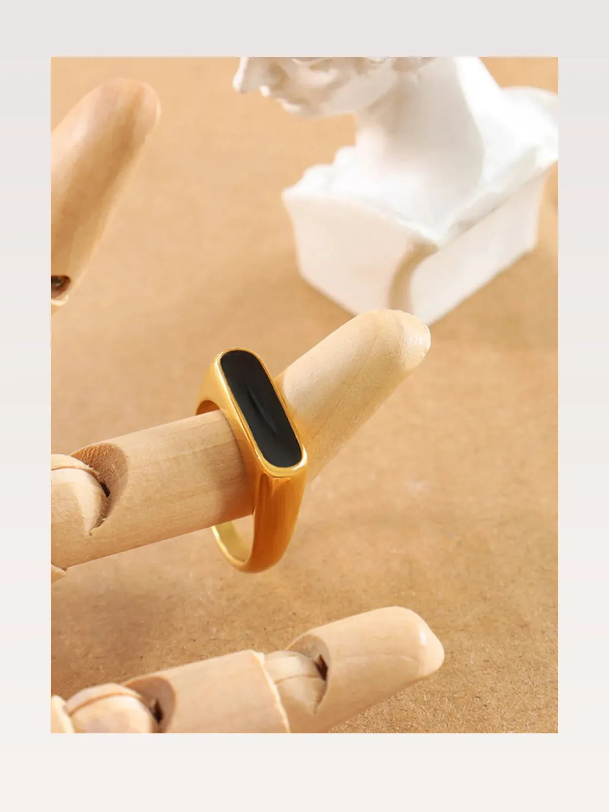 Titanium Steel Oil Drip Ring — styled showcase — Livostyle