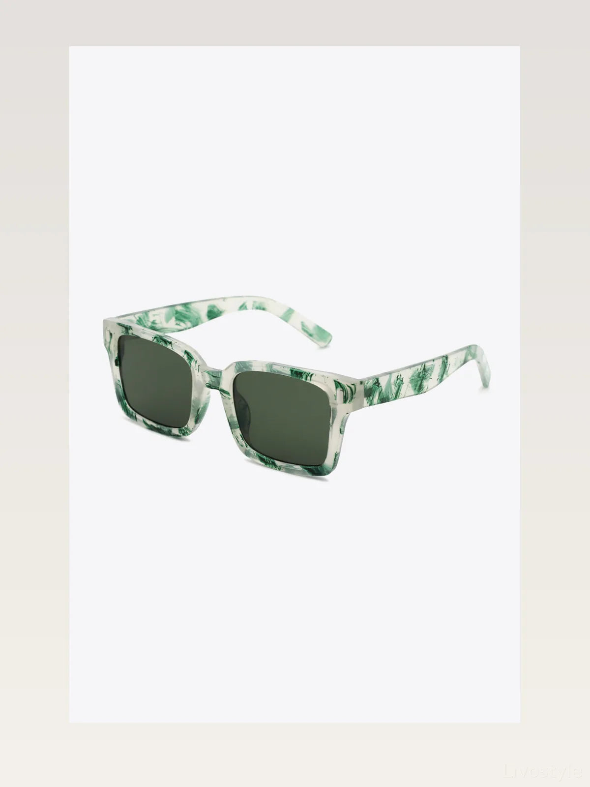 UV400 Polycarbonate Square Sunglasses — styled showcase — Livostyle