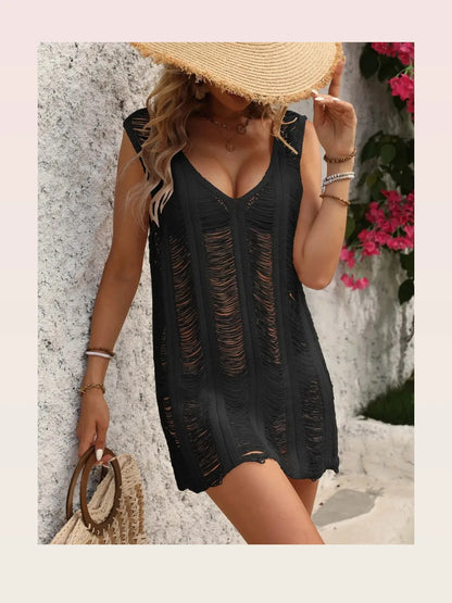 V-Neck Sleeveless Cover-Up — styled showcase — Livostyle