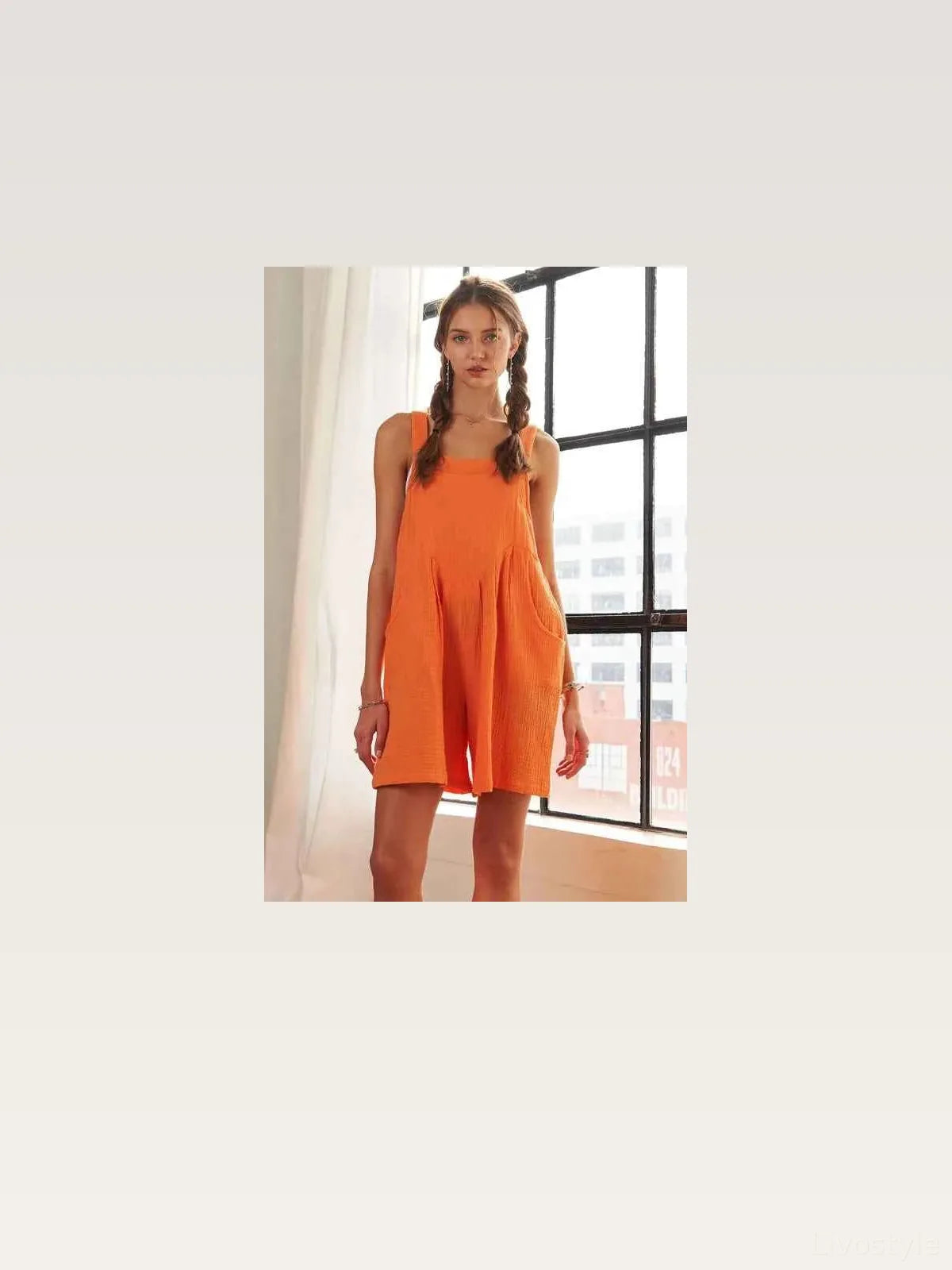 Wide Leg Overall Romper — styled showcase — Livostyle