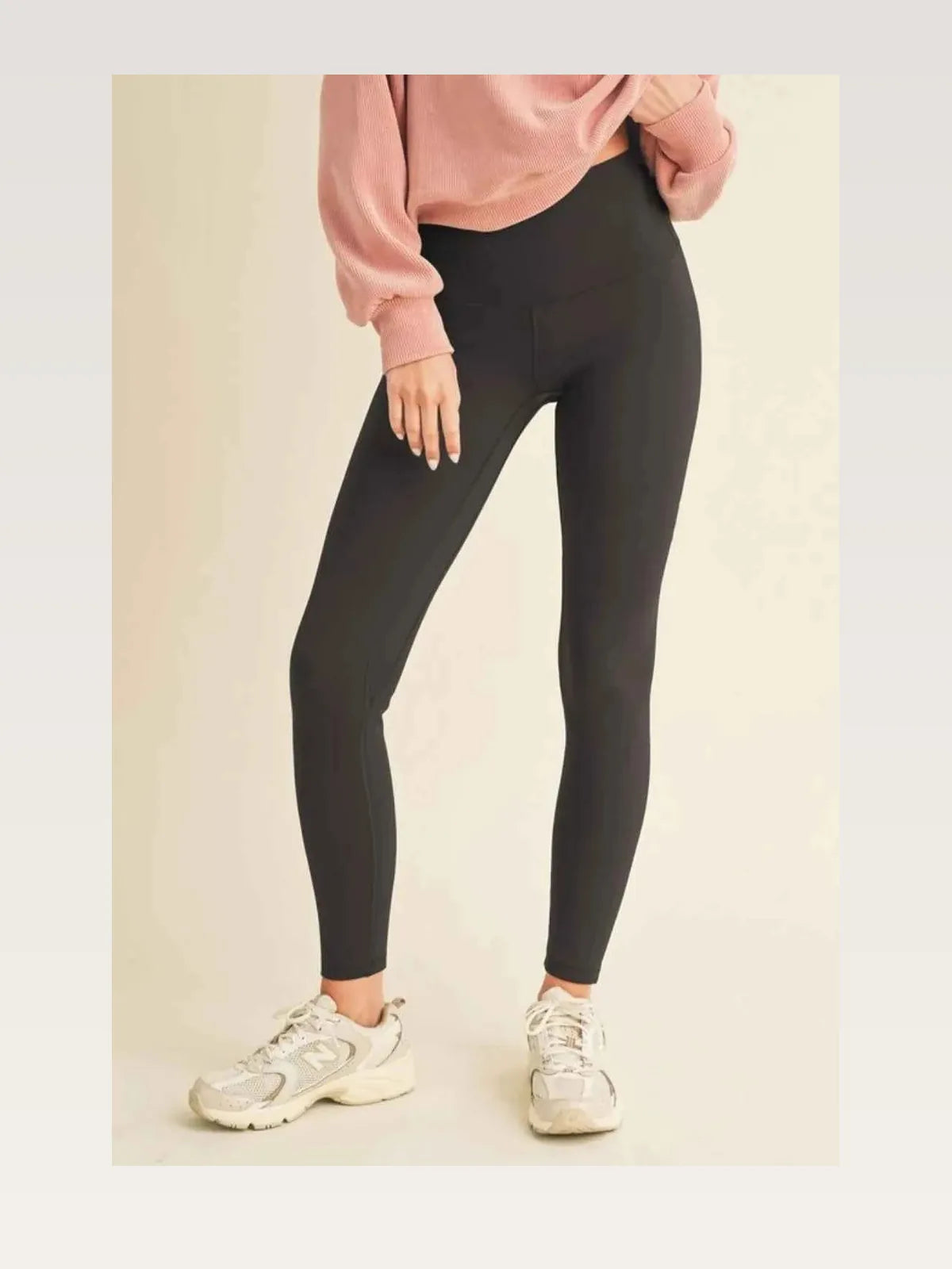 Black Fleece Lined High Waisted Leggings — styled showcase — Livostyle