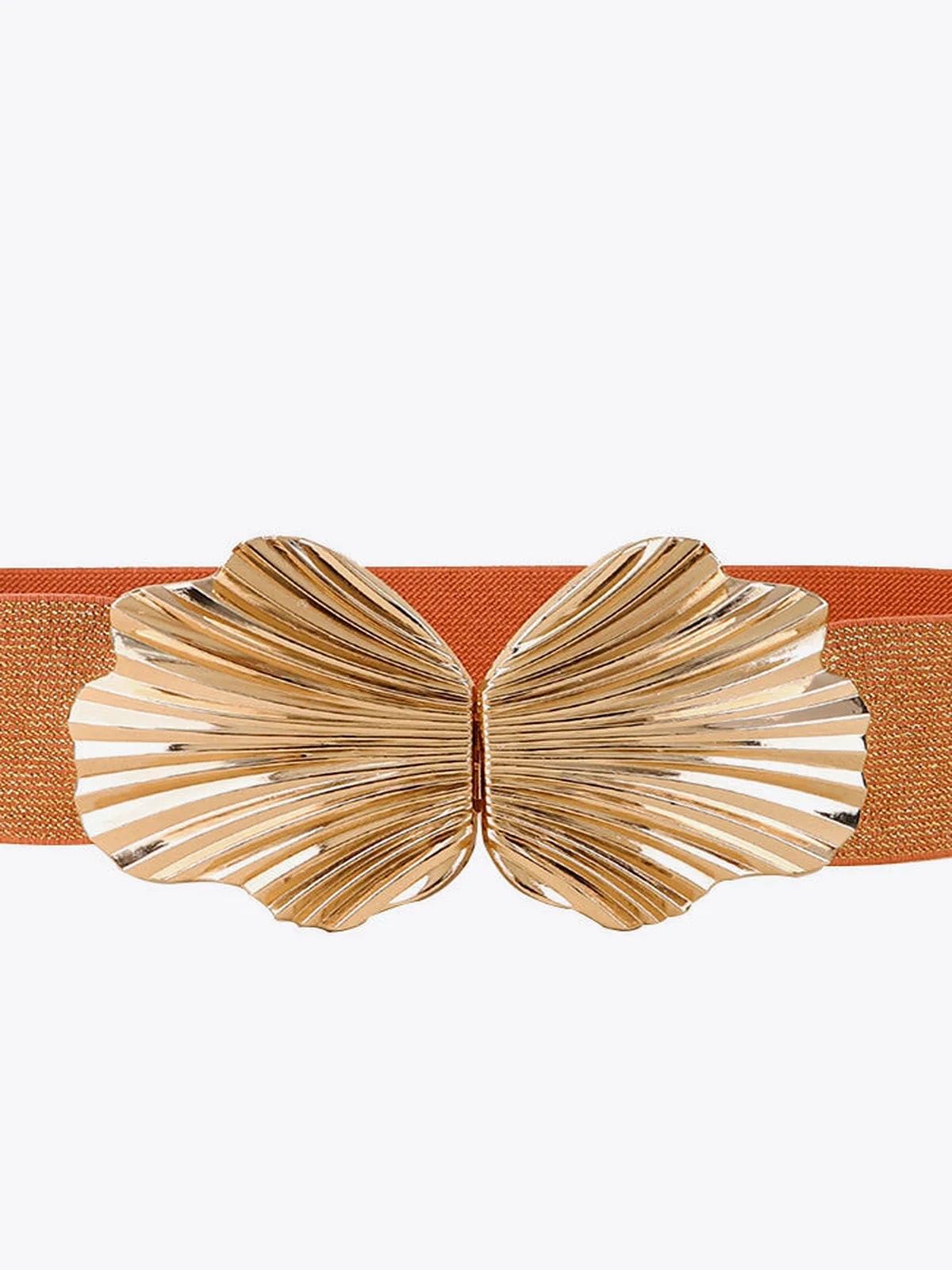 Zinc Alloy Buckle Elastic Belt — detail view — Livostyle