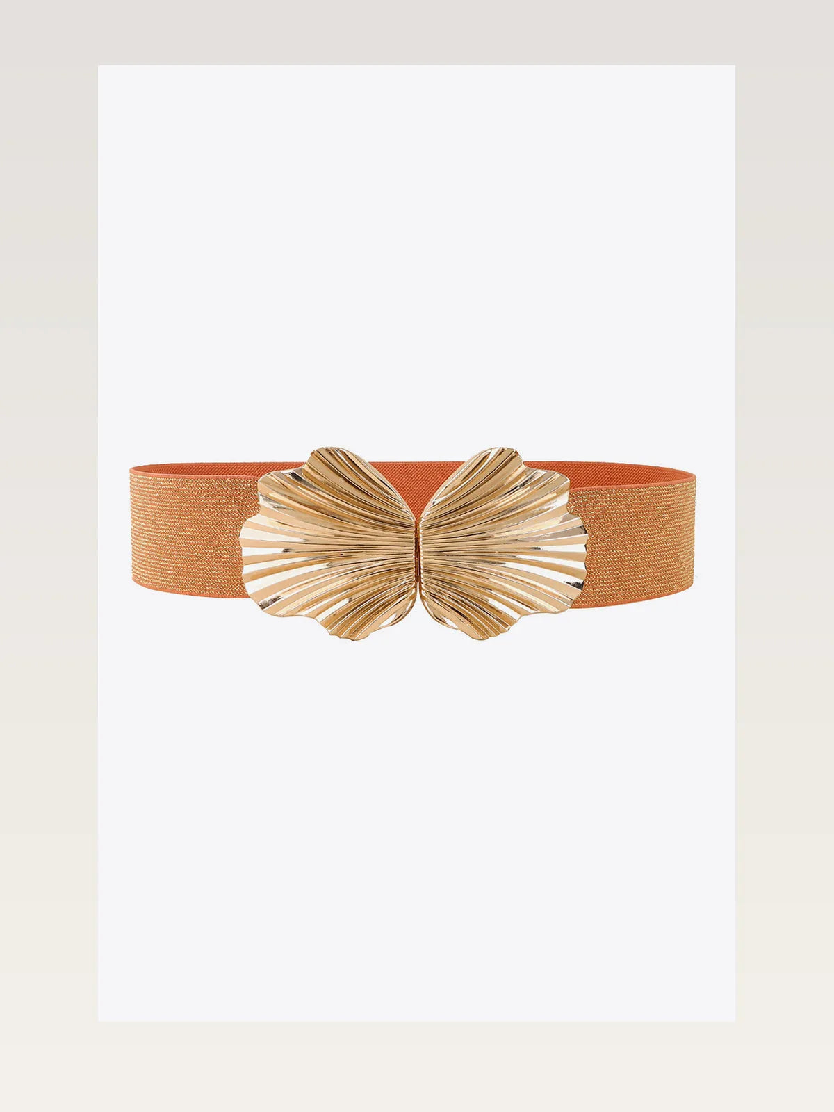 Zinc Alloy Buckle Elastic Belt — styled showcase — Livostyle